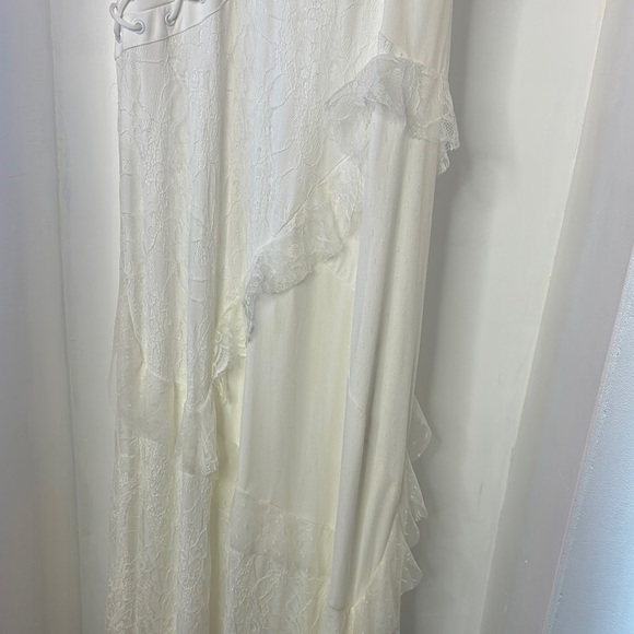 Guess Asymmetrical White Cream Sundress - Picture 5 of 6